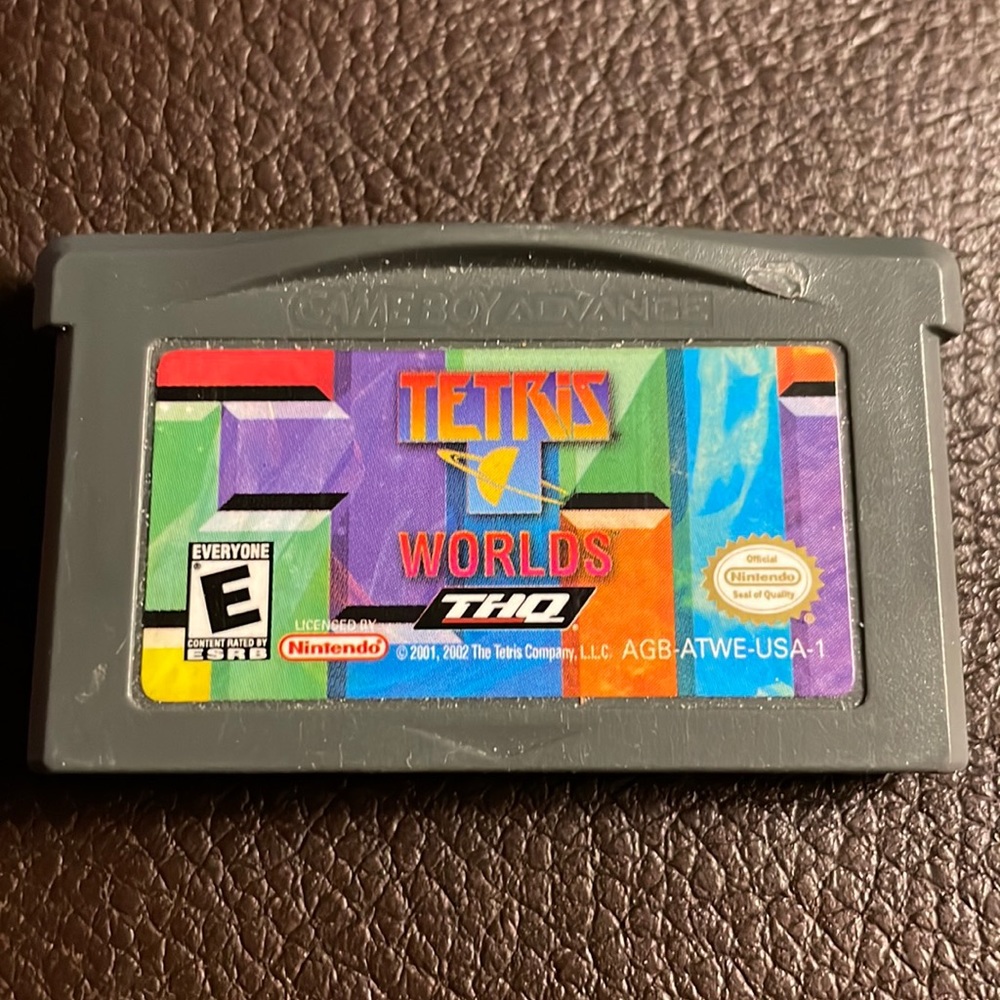Tetris worlds Gameboy advance